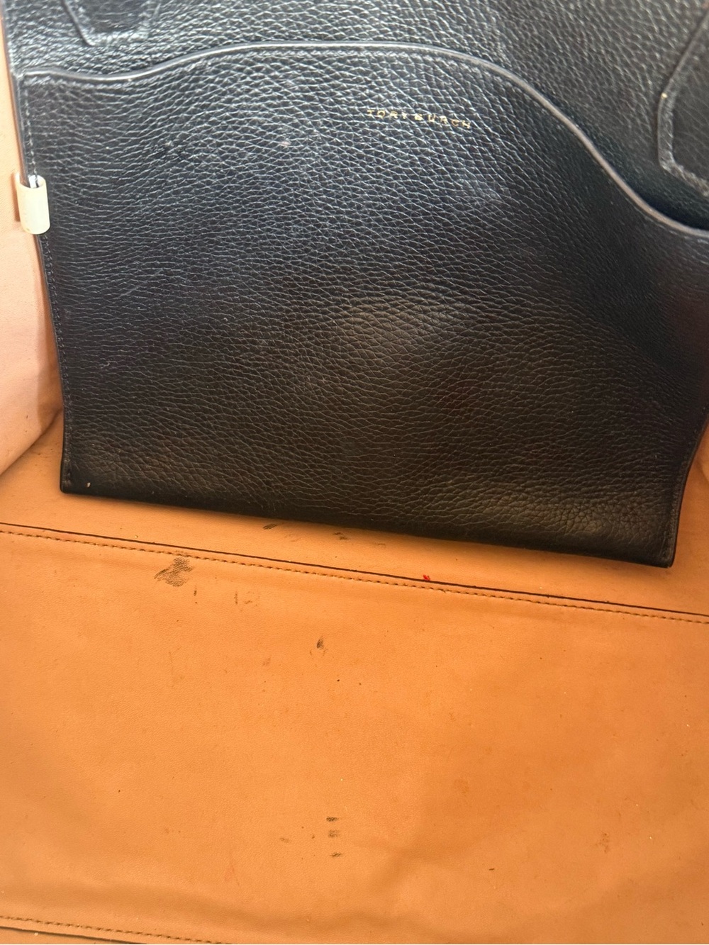 Tory Burch Pebbled leather handbag - Picture 9 of 14